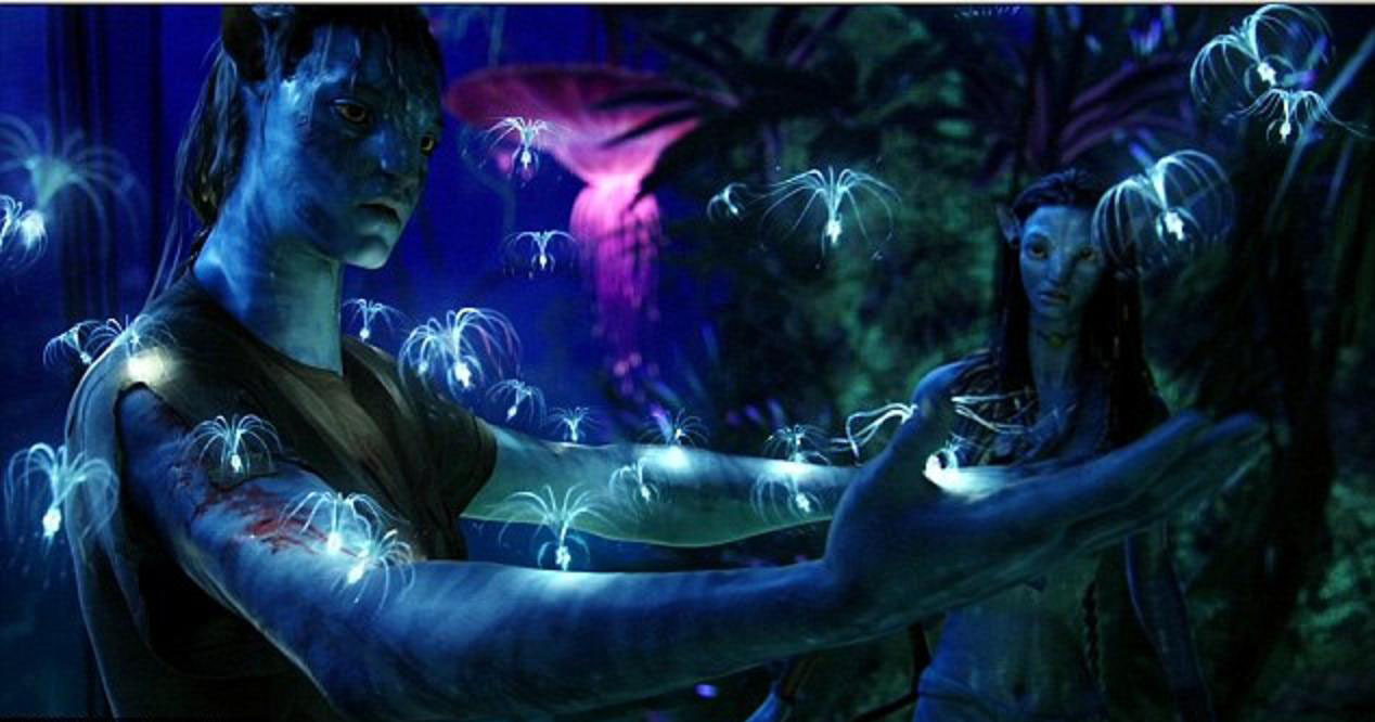 New nighttime photos of Pandora The World of Avatar light up the night
